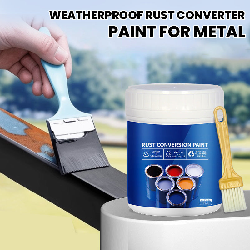 🛡️ 50% OFF NOW! ✨ Metal Rust Preventive Paint - Forms Protective Coating, Waterproof & Durable for Outdoor/Indoor Use 🔧📦