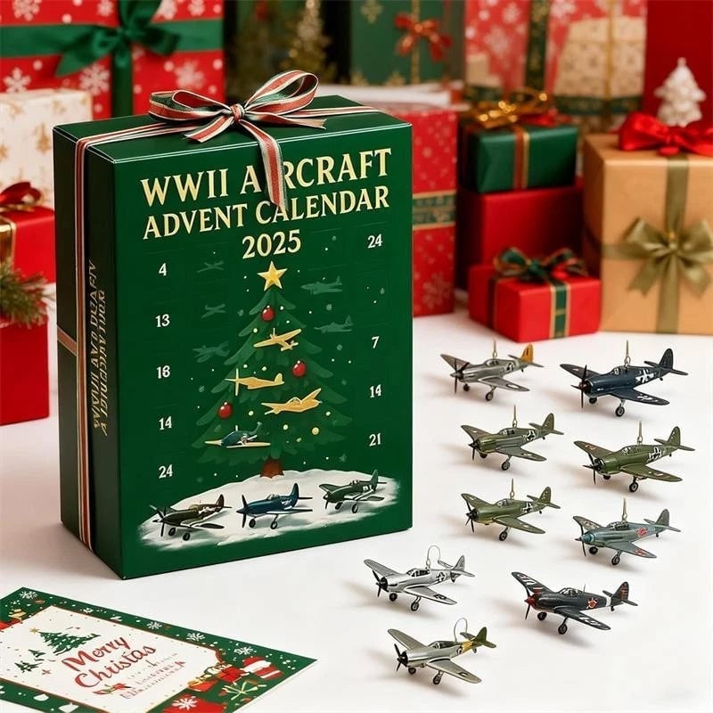 🔥2025 Aircraft Advent Calendar World War II Plane