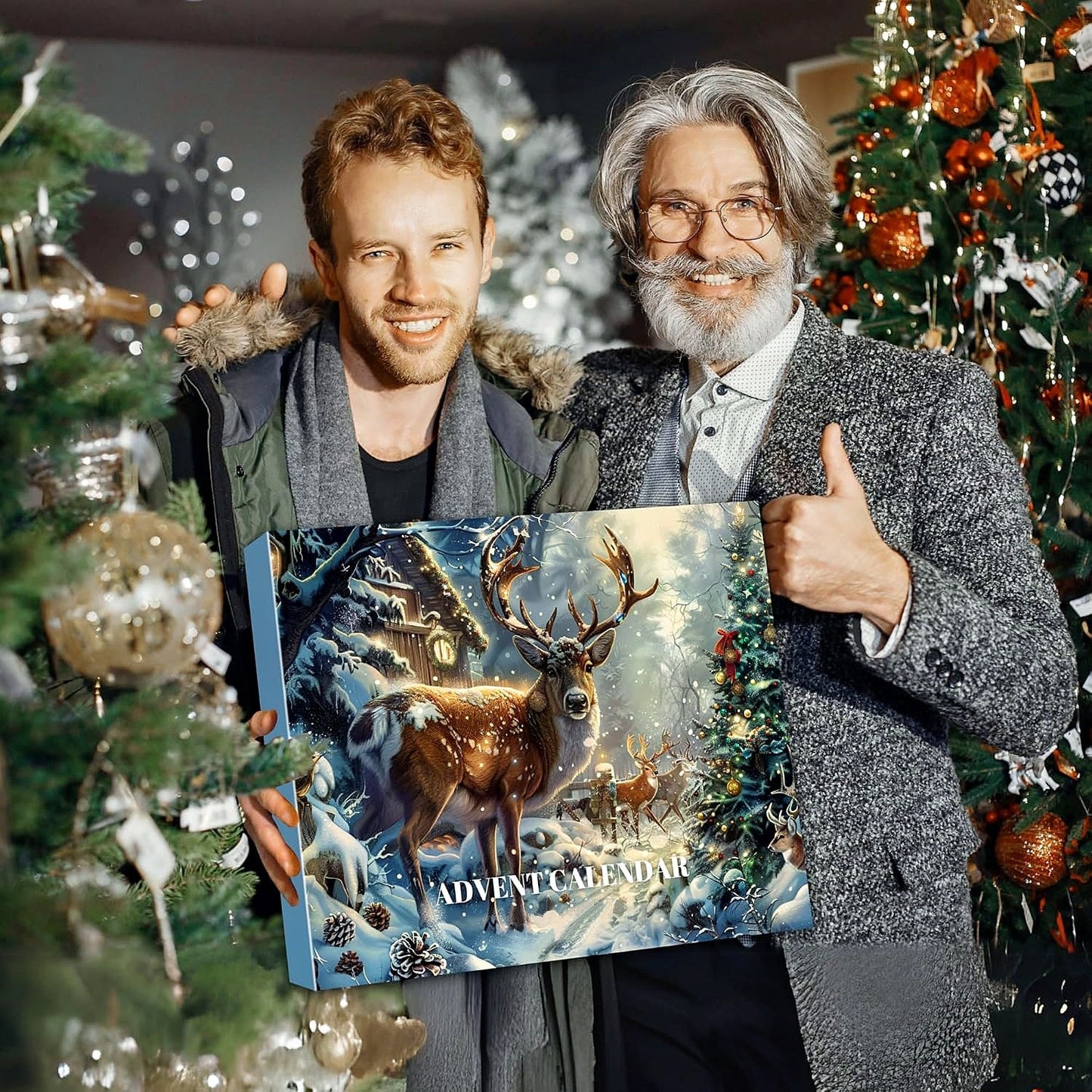 Vicigift 2025 Outdoor Survival 24-Tool Kit Advent Calendar