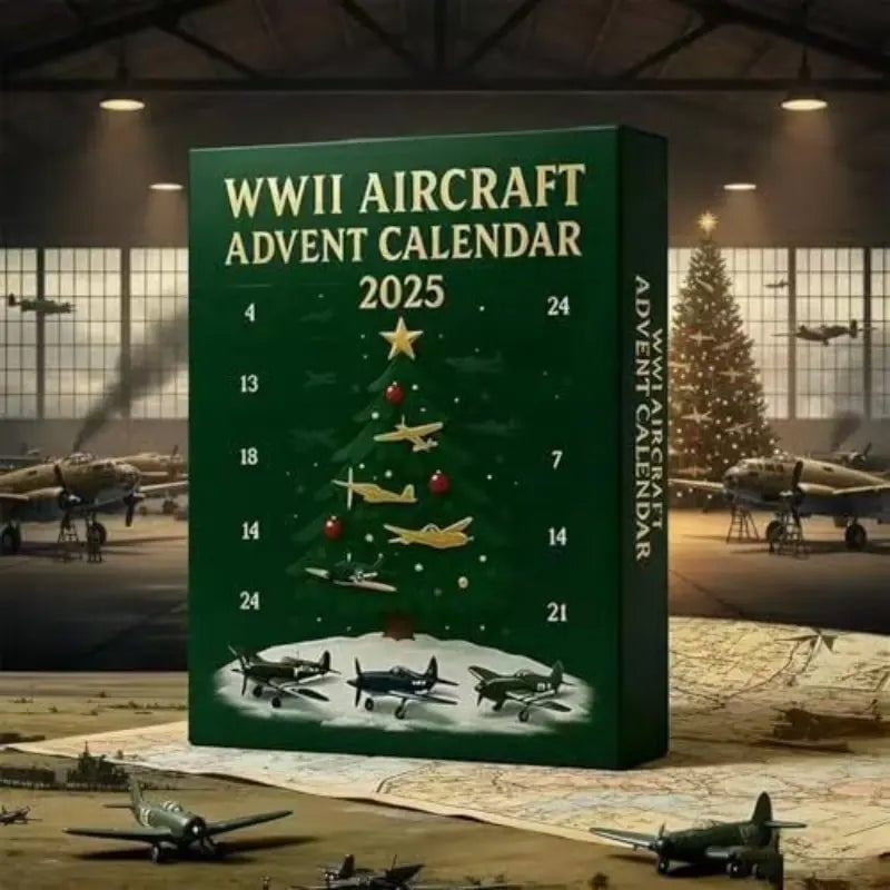 🔥2025 Aircraft Advent Calendar World War II Plane